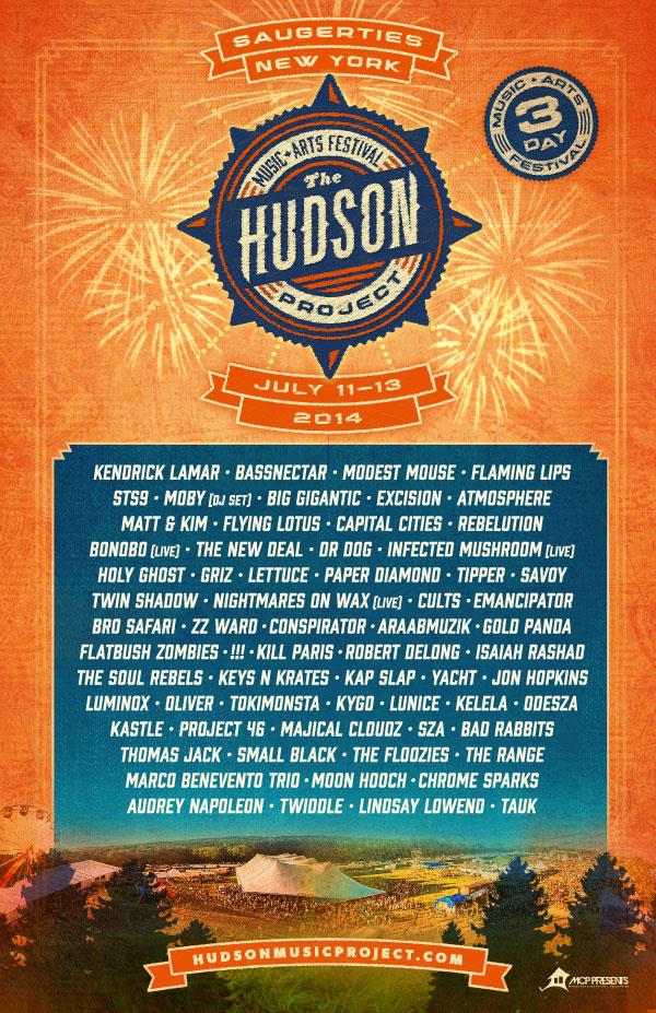 hudson project full lineup