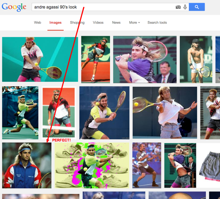 andre agassi 90 s look   Google Search