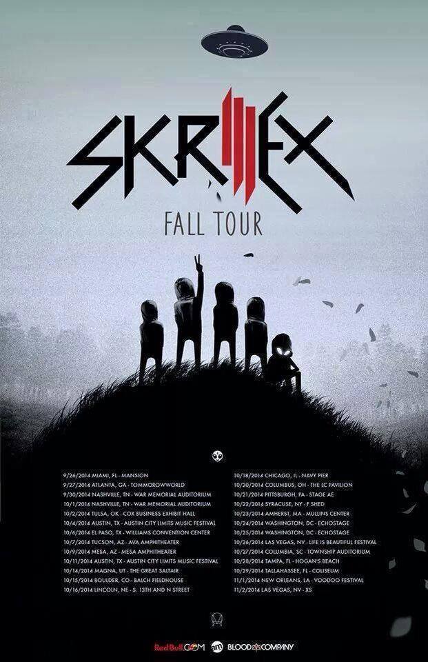 skrillex fall tour