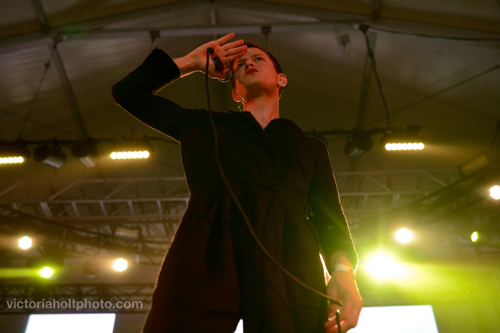 Perfume Genius performs on the El Chupacabra Stage on May 23rd, 2015.