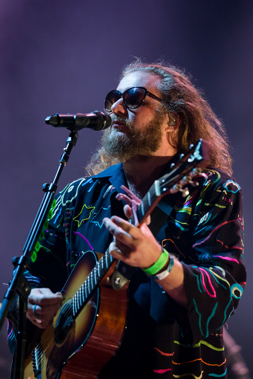 My Morning Jacket playing Peabody Opera House in St. Louis on August 12, 2015.