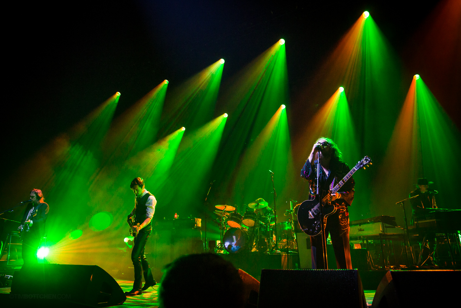 My Morning Jacket playing Peabody Opera House in St. Louis on August 12, 2015.