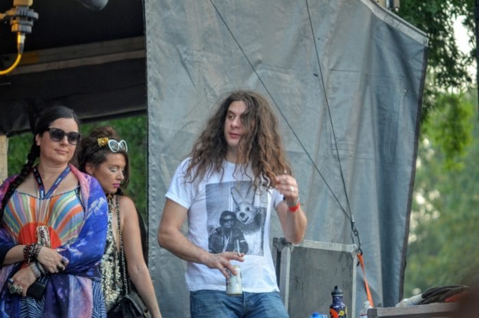 Kurt Vile sidestage for Ween at Bonnaroo 2016 // Photo by Wesley Hodges