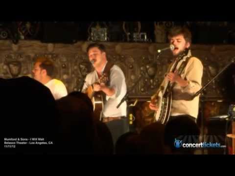 Mumford &amp; Sons - I Will Wait | Belasco Theater