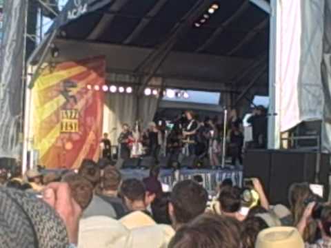 Arcade Fire &quot;Girls Just Wanna Have Fun&quot; @ Jazz Fest 2011 with Cyndi Lauper