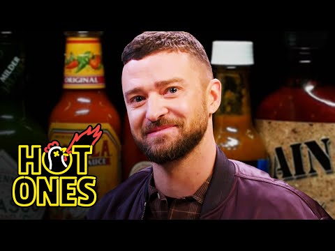 Justin Timberlake Cries a River While Eating Spicy Wings | Hot Ones