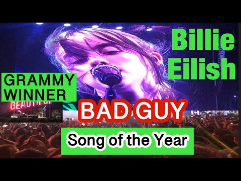 Billie Eilish Live/ Life is Beautiful Festival 2019 / Billie&#039;s opening song Bad Guy/Grammy Winner