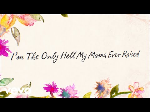 Willie Nelson - I&#039;m the Only Hell My Mama Ever Raised (Official Lyric Video)