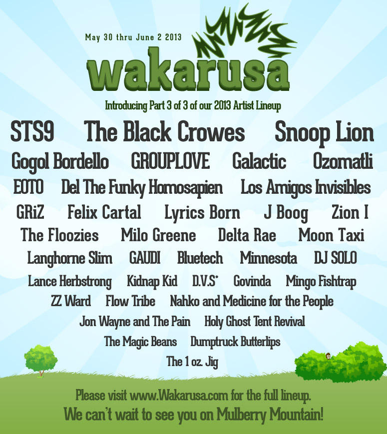 Wakarusa Archives LIVE music blog