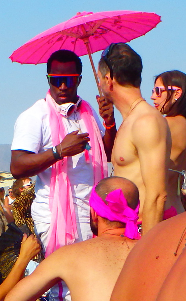 I wonder what his Playa name is... | P. Diddy @ Burning Man 2013