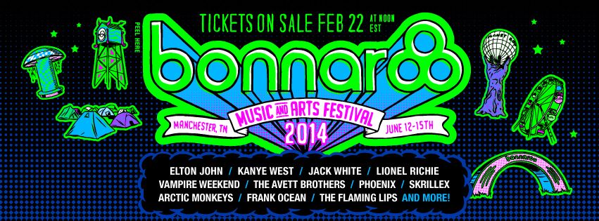 Bonnaroo 2014 Lineup Announced: Elton John, Kanye West, Jack White, Skrillex, UM and more