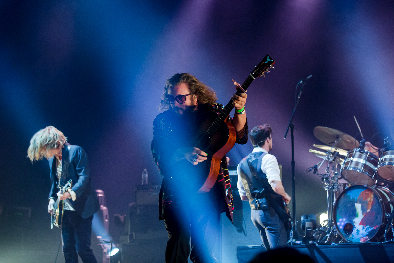 My Morning Jacket playing Peabody Opera House in St. Louis on August 12, 2015.