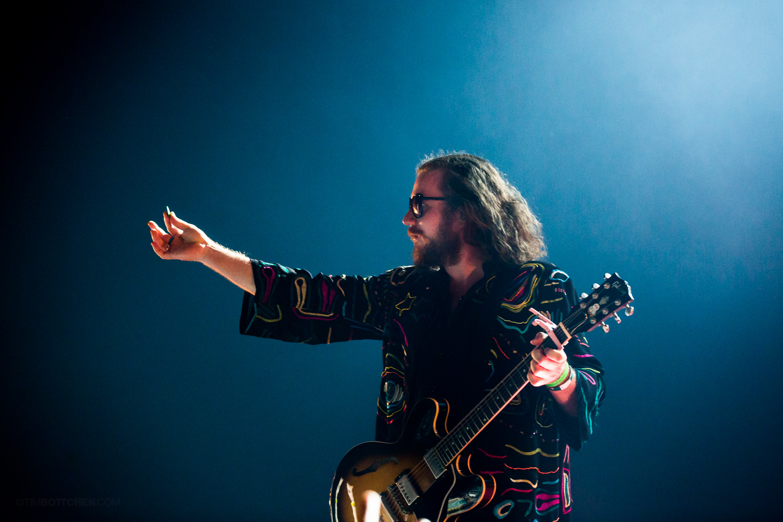 My Morning Jacket playing Peabody Opera House in St. Louis on August 12, 2015.