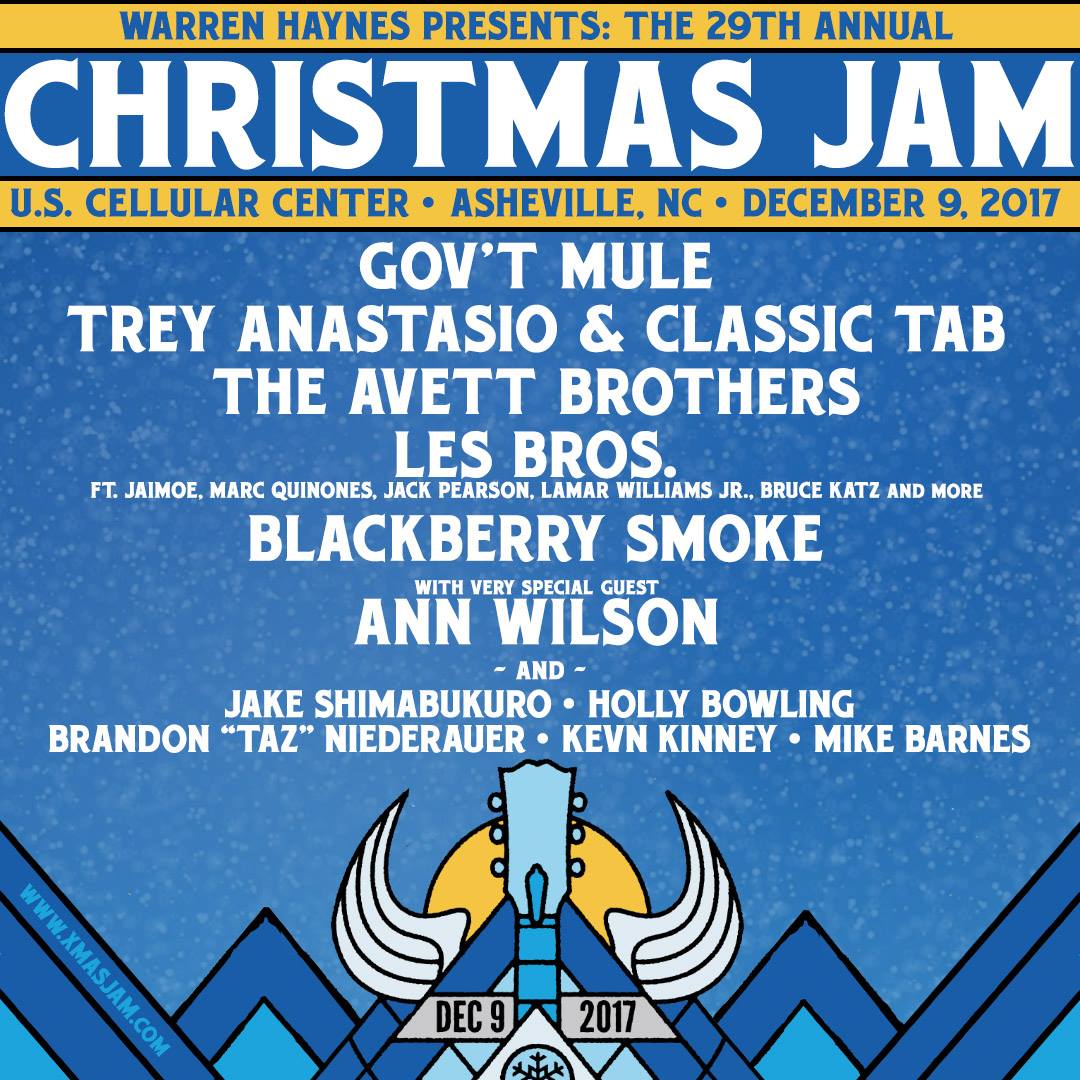 Warren Haynes' 29th Annual Christmas Jam Lineup Announced LIVE music blog