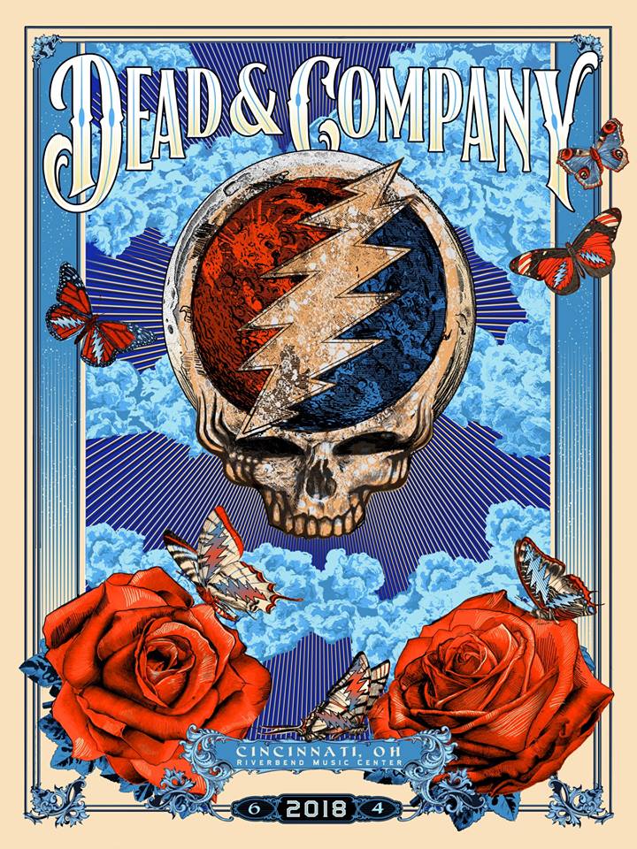 SETLIST / TWEETS Dead & Company Riverbend Music Center, Cincinnati