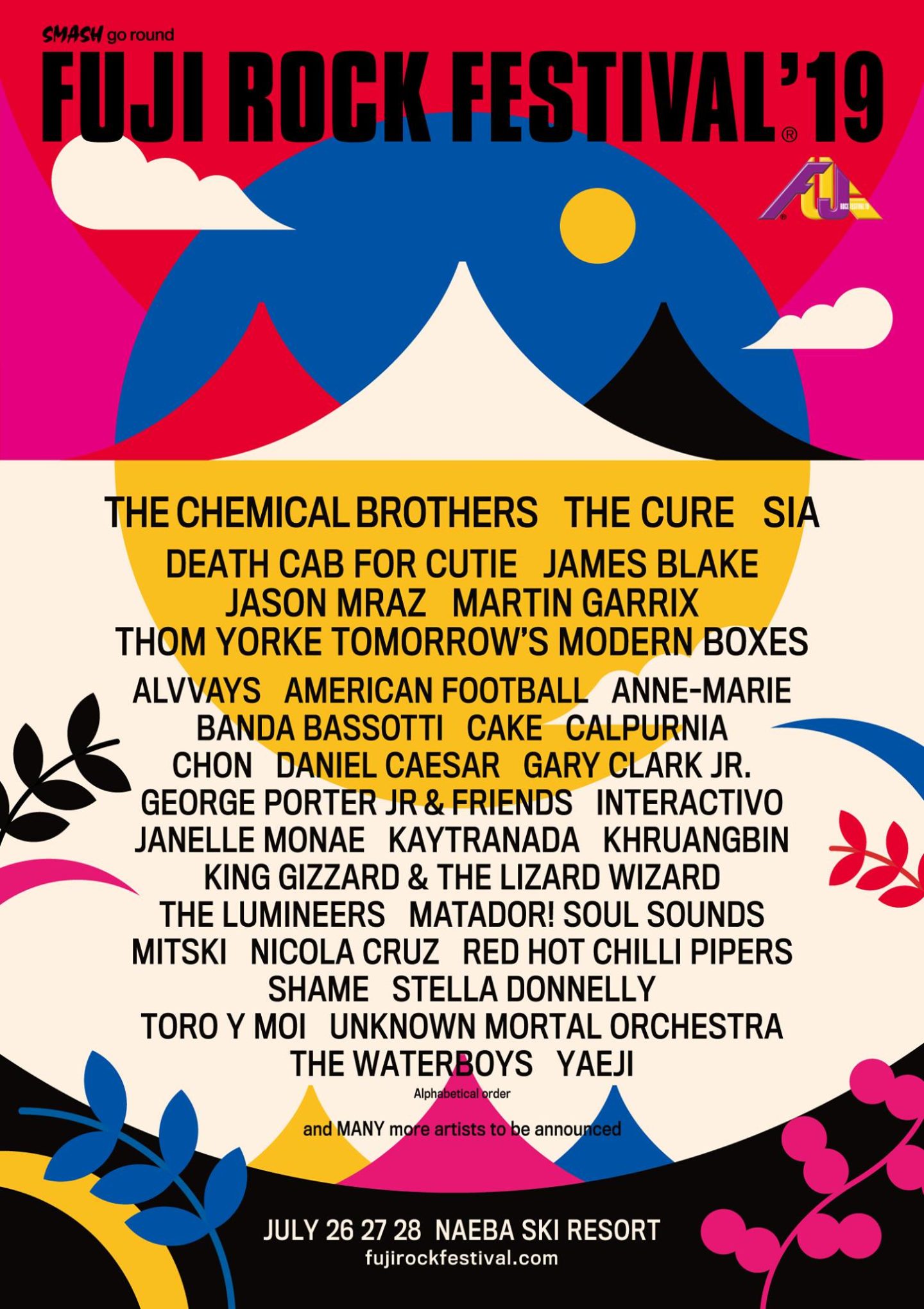 Fuji Rock Festival Announces 2019 Lineup - LIVE music blog