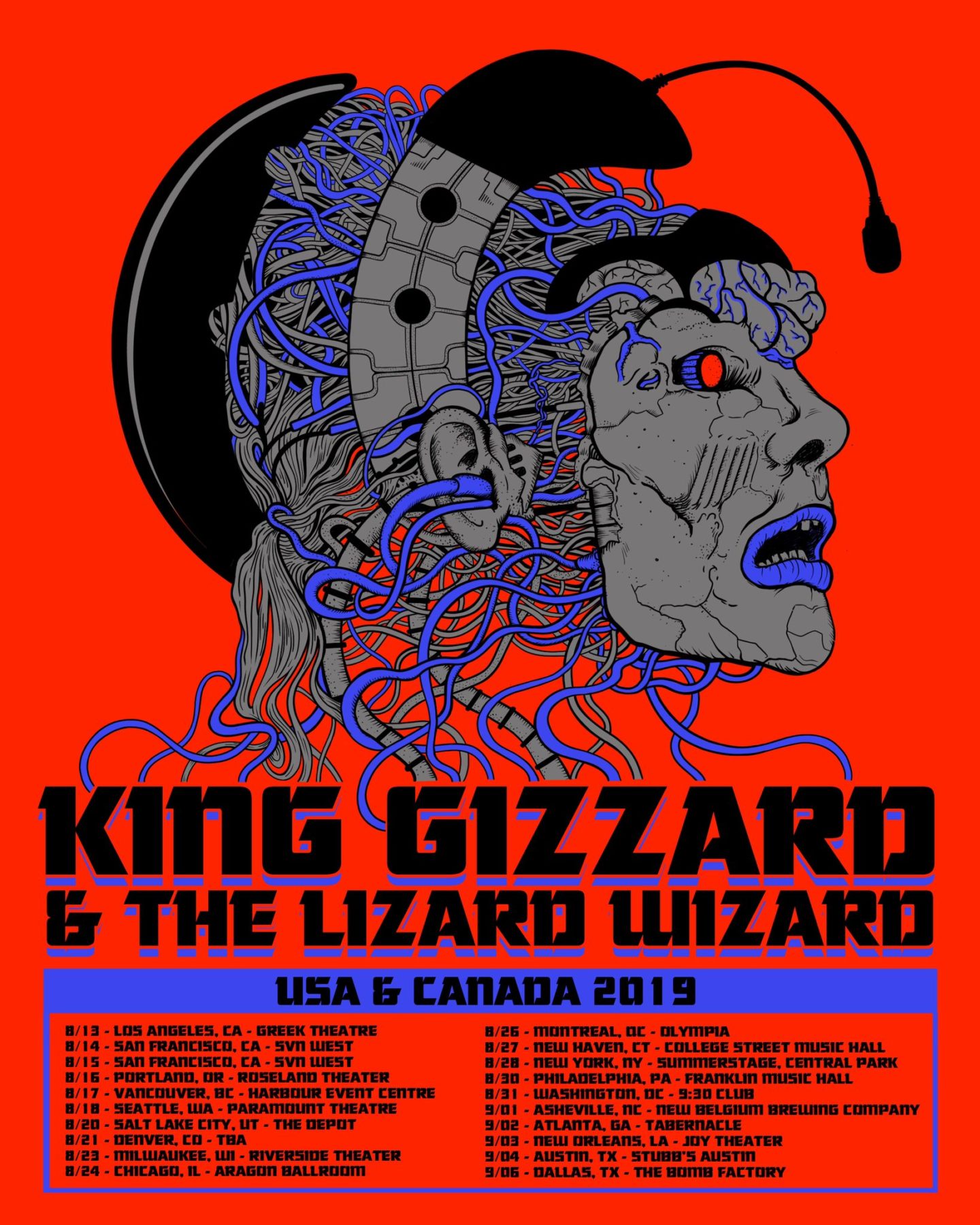 king gizzard lizard wizard tour