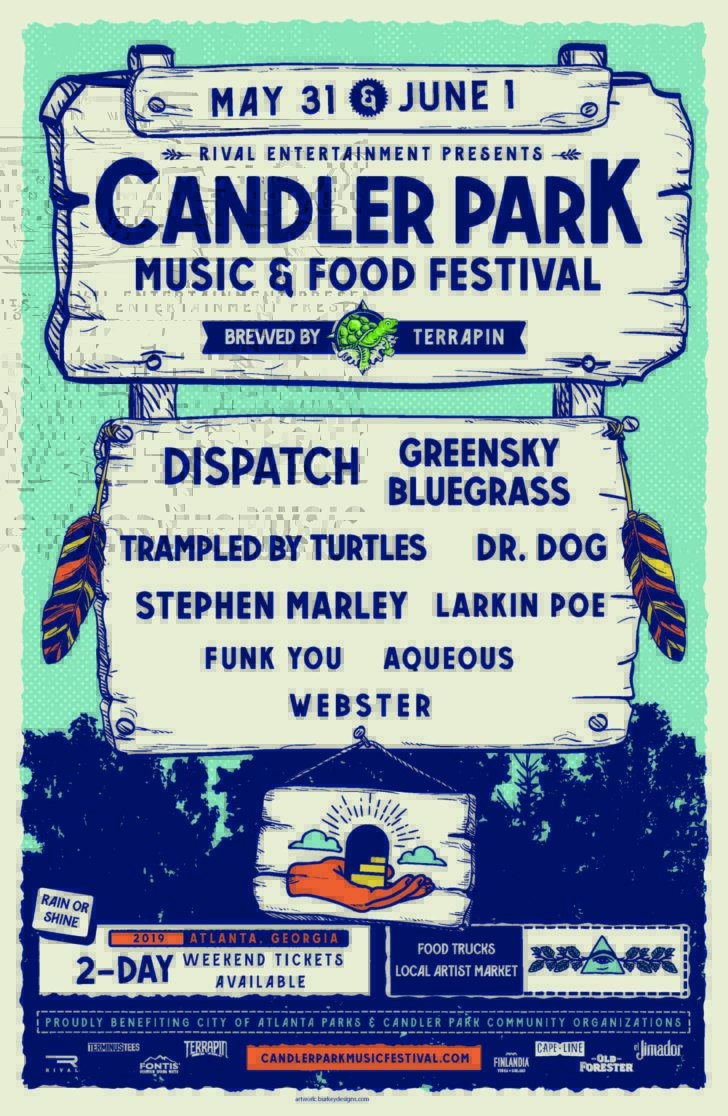 candler-park-music-food-festival-announces-2019-lineup-dispatch-greensky-bluegrass-dr. Dog, Trampled by Turtles, Stephen Marley & More