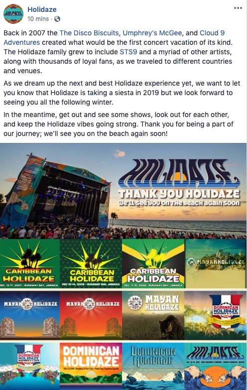 holidaze-announces-they-re-taking-a-siesta-in-2019