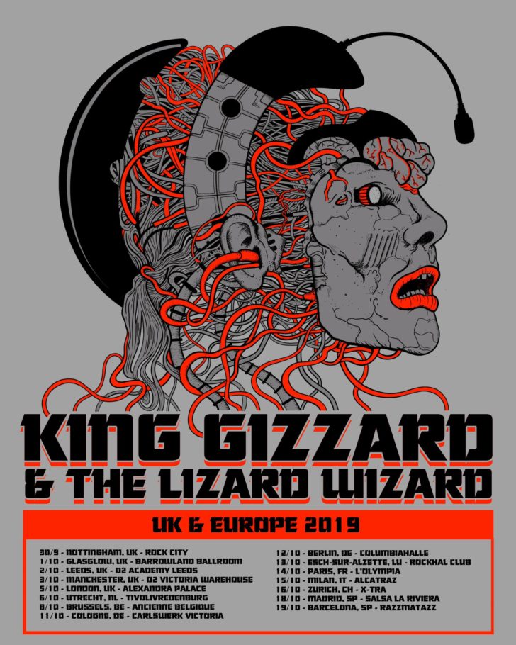 king gizzard uk europe 2019 tour dates