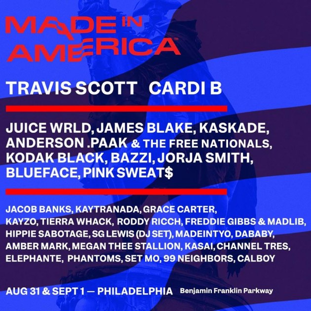 Made In America 2017 Lineup