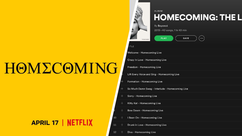 Beyoncé Releases 'Homecoming' Netflix Film and 40-Track Live Album from ...