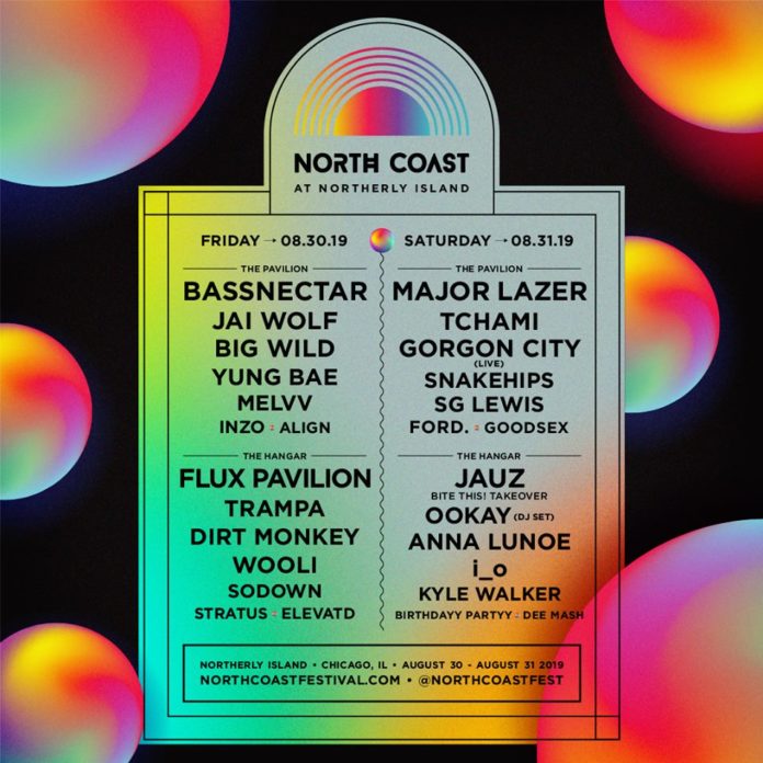 North Coast Music Festival 2019 Lineup Bassnectar, Major Lazer,
