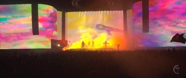 tame impala played coachella with huge psychedelic graphics