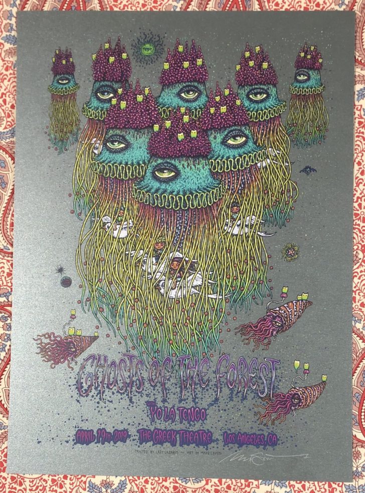 ghosts of the forest spusa poster greek theatre los angeles