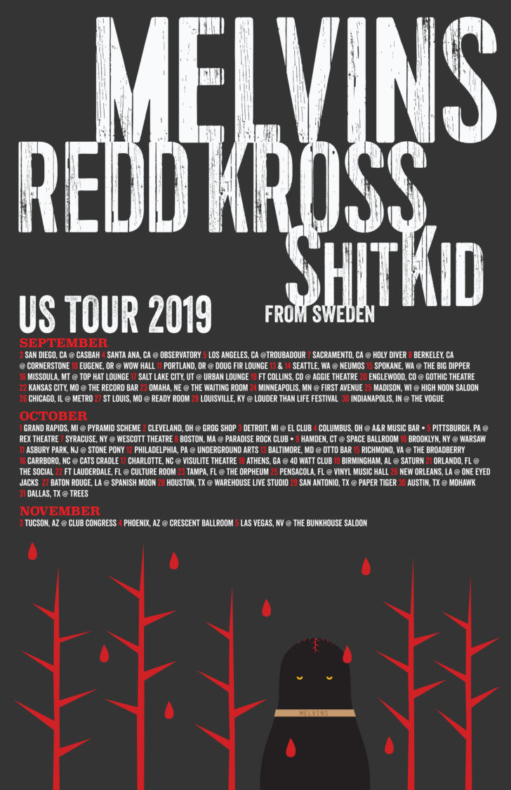 melvins 2019 tour dates live music blog banner