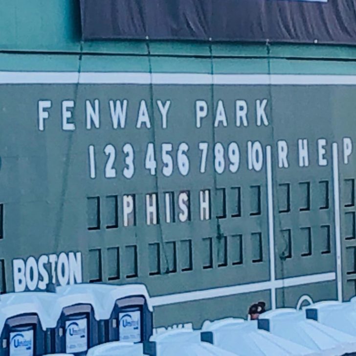 Phish.Net: If you're not on the field at Fenway