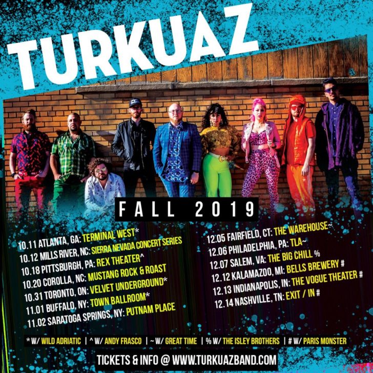 turkuaz fall 2019 tour dates
