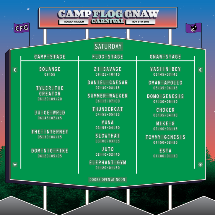 Tyler The Creator Announces Camp Flog Gnaw Twitch Live Stream LIVE