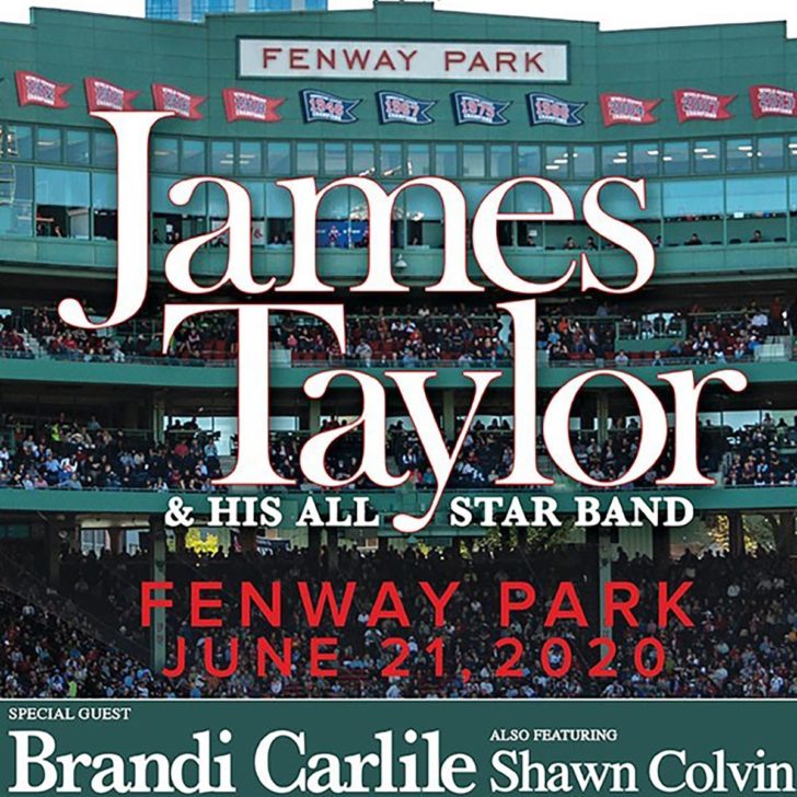 James Taylor to Play Fenway Park with Brandi Carlile & Shawn Colvin