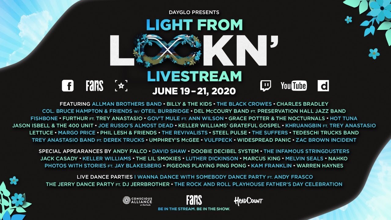 Light from LOCKN' Livestreams Happening All Weekend LIVE music blog