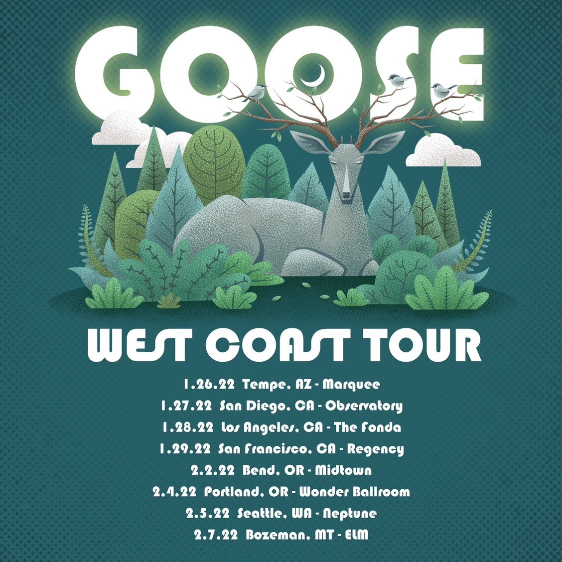 Goose Announces 2022 West Coast Tour Dates LIVE music blog