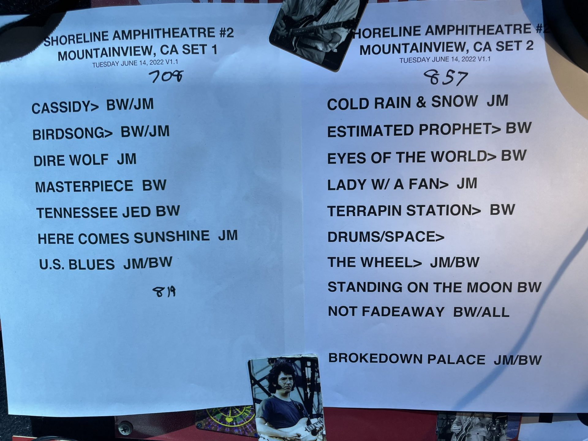 Dead & Company Plays TwoNight Run Shoreline Amphitheatre [SETLISTS