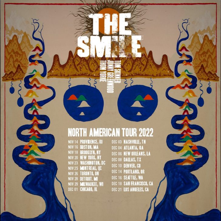 the smile tour dates 2022