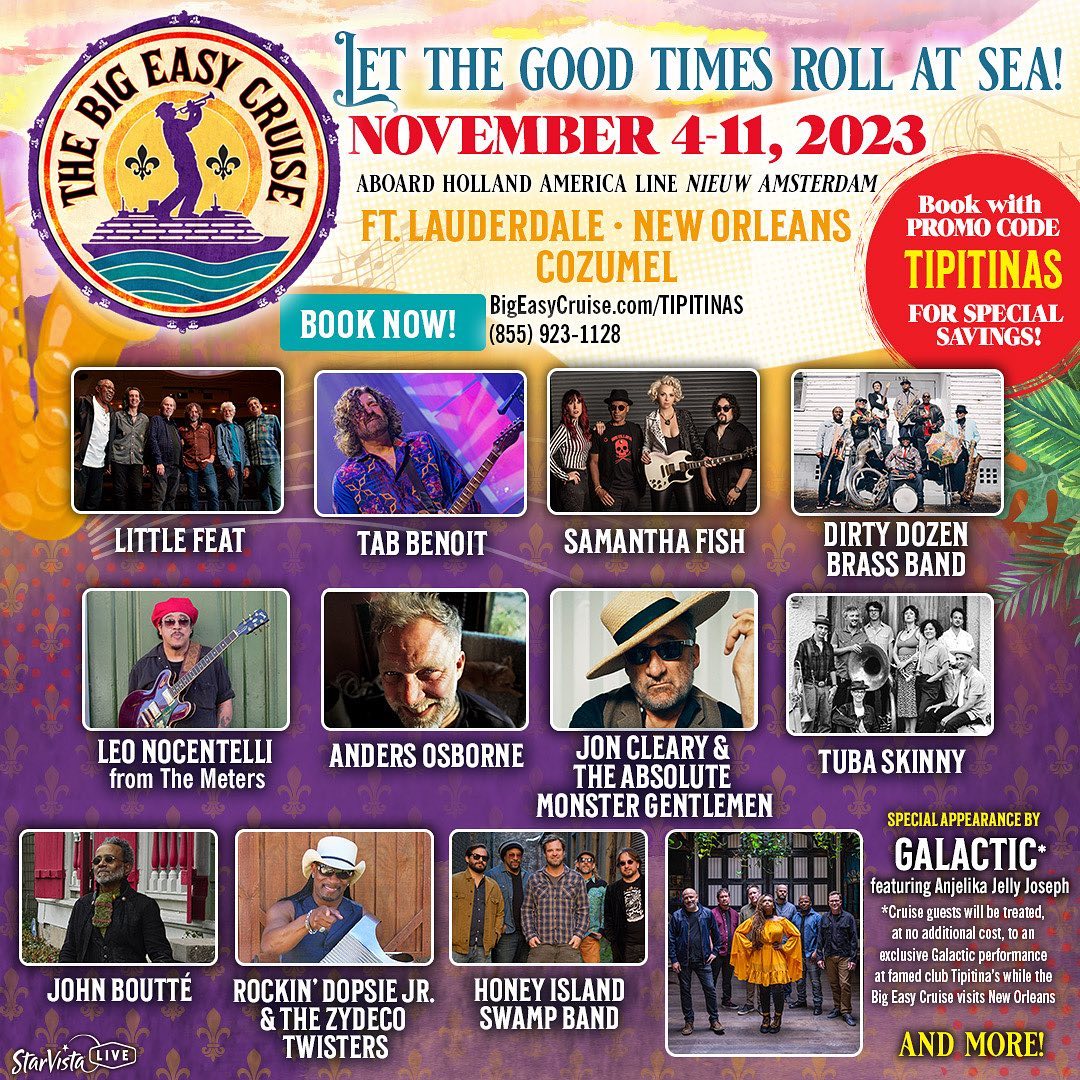 Big Easy Cruise 2023 NOLA's Own Jam Cruise LIVE music blog